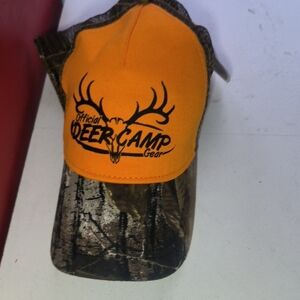 Realtree Orange and Brown Deer Camp Hat